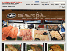 Tablet Screenshot of moreysmarkets.com